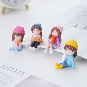 Accessori decorativi fai-da-te della serie KI Yuewu e Cute Best Friend, micro-paesaggi da appendere, per scrivania, auto, console centrale, Sm - Product Image 2