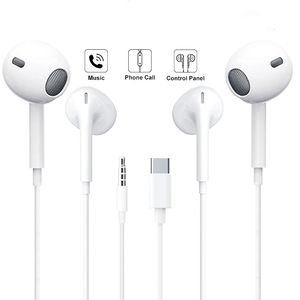 Casque filaire en gros <span class=keywords><strong>d</strong></span>'usine avec interface 3.5mm type-c pour jeu de puces Huawei de type tête ronde <span class=keywords><strong>plate</strong></span> Oppo Vivo - Product Image 5