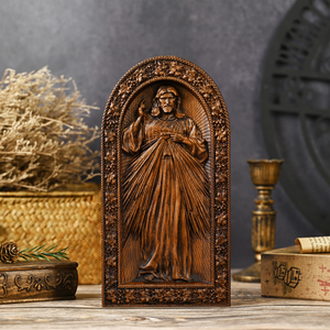 İsa'nın İlahi Merhameti Duvar Dekorasyonu Hristiyan İnanç Dua Dini Ev Kilise Süsü - Product Image 2