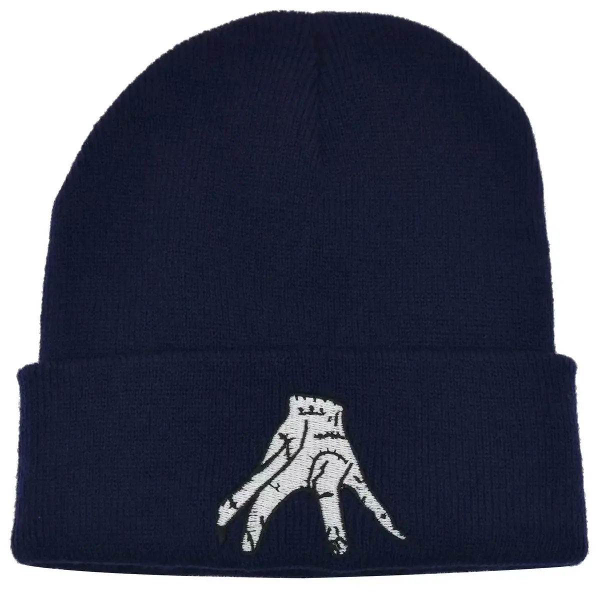 Amerikan yüksek sokak moda yetişkin örme şapka şapka özel işlemeli logo örme bere şapka