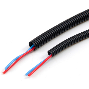 Connecteur de tube en plastique de carburant ondulé flexible de tuyau ondulé de protection de fil - Product Image 6