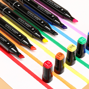 2024 120色/80色/60色各種ファインカラーアーティストマーカーペンスケッチ絵画コミックとデザイン - Product Image 2
