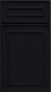 High Quality Modern Style Flat Panel Kitchen Cabinets Custom Full <b>Set</b> High Gloss <b>Black</b> Lacquered MDF Solid Wood Backsplash for - Product Image 5