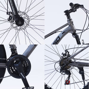 Vélos de montagne à frein à disque 21 vitesses, 24 et 26 pouces, design personnalisé en usine, VTT, Bicicleta De Montana, <span class=keywords><strong>Velo</strong></span>, vélo pour adultes - Product Image 4