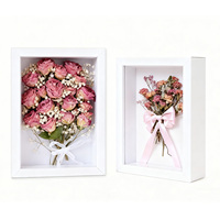 Cadre photo créatif personnalisé en MDF avec plexiglas Options d'impression multicolores de conception profonde 3D