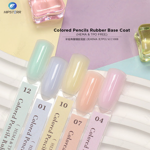 Crayons de couleur sans HEMA ni TPO, base en caoutchouc, couleur nude, gel de base en caoutchouc de haute qualité, best-seller, marque privée professionnelle - Product Image 3