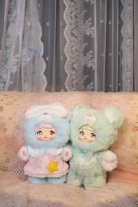 <span class=keywords><strong>Junhui</strong></span> Baby Three V3 Fuzzy Series Mystery Boxes Venta al por mayor Blind Toy Doll Ornament para niños de tres años - Product Image 5