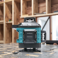 Niveau laser vert 4D 16 lignes de qualité industrielle et DIY, niveau carré spécial à 360 degrés pour la menuiserie et la maçonnerie