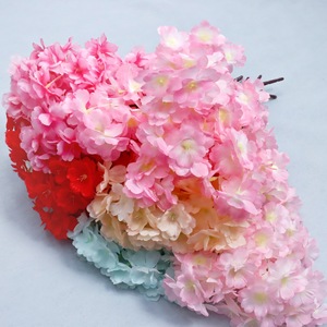Branches <span class=keywords><strong>de</strong></span> fleurs <span class=keywords><strong>de</strong></span> cerisier artificielles, 5 têtes, fleurs <span class=keywords><strong>de</strong></span> cerisier en plastique, fleurs artificielles pour décoration <span class=keywords><strong>de</strong></span> mariage - Product Image 5