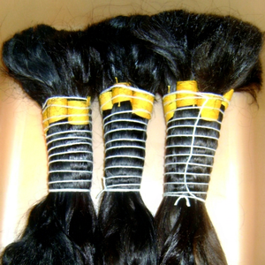 Tejido de cabello humano de grado 12A natural remy con cutícula. Extensión de cabello humano más vendida. Cabellos humanos del templo - Product Image 1