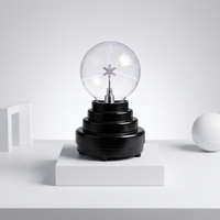 Boule de plasma sphérique interactive à activation tactile pour fêtes, lampe à plasma statique pour chambre d'adolescent, ornement de comptoir – Fourniture directe usine
