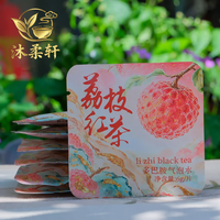 Ancient Tree Zwarte Thee met Lychee Fruitsmaak, Rijk aan Vitamine C, Antioxidanten, Ontgiftende en Lichaamsvormende Drank