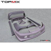 Kit de Carrocería Estilo OEM para Mitsubishi Lancer Evolution VI EVO 6, Parachoques Delantero, Guardabarros, Faldones Laterales, Pasos de Rueda, Parachoques Trasero, Alerón Trasero