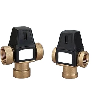 Válvula <span class=keywords><strong>Mezcladora</strong></span> de Calefacción por Suelo Radiante de 3 Vías de Diseño Moderno, Conexión Roscada para Agua, para Apartamentos, Ángulos de 20-45 y 35-60 Grados, Latón, Constante - Product Image 6