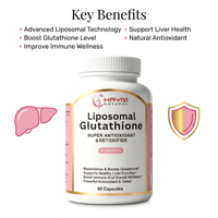 Capsules de glutathion liposomal OEM/ODM pour un soutien antioxydant et détoxifiant puissant, compléments alimentaires pour la santé immunitaire