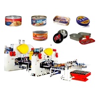 Machine de fabrication automatique de boîtes en fer blanc 2 pièces Ligne de produits pour crème en cuir Conteneur de cirage pour chaussures Emballage pour poisson, thon, sardine