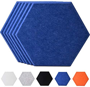 Paneles Acústicos Hexagonales 3D de Fieltro de Poliéster Coloridos en Oferta - Product Image 5