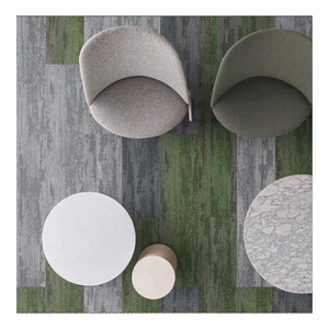 Nhà Máy Giá dày thương mại gạch Thảm 50x50 chống cháy thương mại Nylon Thảm gạch chất lượng cao Nylon 66 PVC ủng hộ - Product Image 2