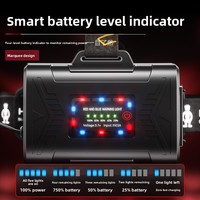 Lampe frontale LED longue portée personnalisée ultra-lumineuse pour la pêche de nuit et l'exploitation minière, autonomie ultra-longue, haute puissance, certifiée FCC IEC CE RoHS