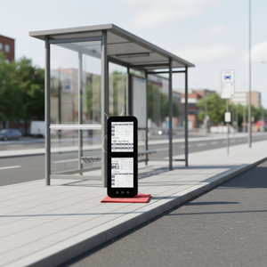 ป้ายโฆษณาอิเล็กทรอนิกส์ E-Ink ขนาด 13.3 นิ้ว สีดำ-ขาว สำหรับสถานีรถไฟฟ้าใต้ดิน สถานีรถโดยสาร รองรับการเชื่อมต่อจากโรงงานผ่าน <span class=keywords><strong>API</strong></span> และ SDK - Product Image 1