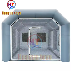 Cabina di spruzzo gonfiabile per auto giocattolo di parcheggio tenda gonfiabile bolla Garage all'aperto - Product Image 2