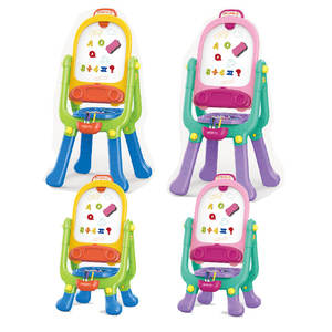 <span class=keywords><strong>Pizarra</strong></span> Educativa de Doble Cara para Niños, <span class=keywords><strong>Pizarra</strong></span> para Dibujar y Escribir, <span class=keywords><strong>Pizarra</strong></span> Giratoria - Product Image 1