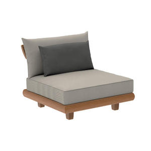 Outdoor Waterproof Teak <b>Sofa</b> Patio Set Combination Leisure Villa Waterproof Furniture Outdoor <b>Sofa</b> Solid <b>Wood</b> <b>Sofa</b> Garden Set - Product Image 6