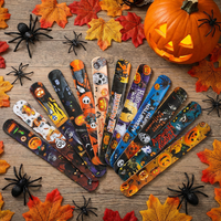 Ornement de citrouille d'Halloween de luxe en polyfoam, imprimé offset 95%, rayures orange chaudes, thème rustique effrayant de la récolte, décoration de porche