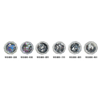 Paillettes uv pour ongles, 6 couleurs, brillantes, argentées, pour laser, de forme ronde, mélangées