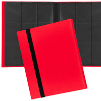 Classeur de cartes personnalisé Best Vault Games X à 9 pochettes pour cartes de sport (baseball, football) et PTCG, avec sangle élastique