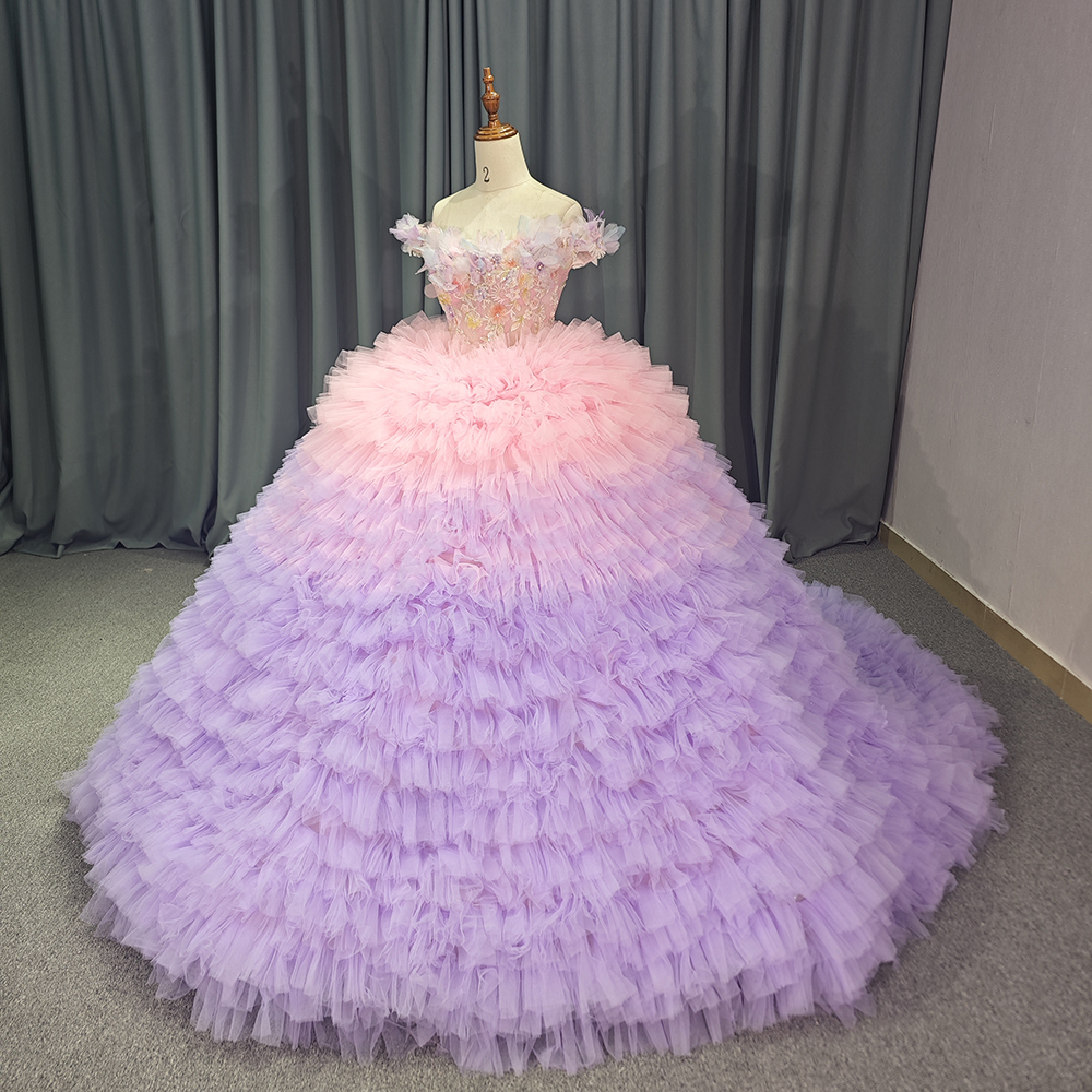 MANY WAY TULLE VEIL DRESS パープル　Sサイズ MANY WAY TULLE VEIL DRESS パープルSサイズ