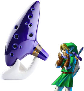 "Ocarina del tiempo" 12 agujero <span class=keywords><strong>Zelda</strong></span> Ocarina 12 agujero Alto C Ocarina cerámica <span class=keywords><strong>Zelda</strong></span> Ocarina - Product Image 4
