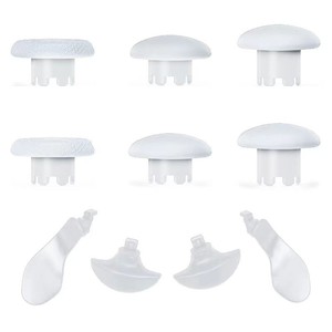 Kit de Botones y Palancas de Mando 10 en 1 para el Control PS5 Edge, <span class=keywords><strong>4</strong></span> Botones Triggers con Palancas Traseras de Metal + 6 Joysticks Analógicos de Plástico - Product Image 4