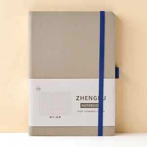 Customizable Hardcover A5 Pu <b>Leather</b> Notebook 96 <b>Sheets</b> OEM ODM Brand Stock Business Free Sample Binding Elastic Strap Custom - Product Image 2