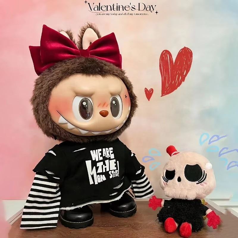 Labubu 38cm Doll Valentine'S Day the Monsters Catch Me if