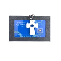 2025 véritables pendentifs quantiques avec pierre technologie japonaise puissant pendentif croix d'énergie de science scalaire quantique