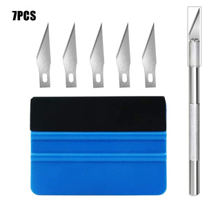 مجموعة من 7 قطع من أدوات كشط غشاء السيارة على الوجهين لملصقات السيارات وديكورات السيارات - Product Image 1