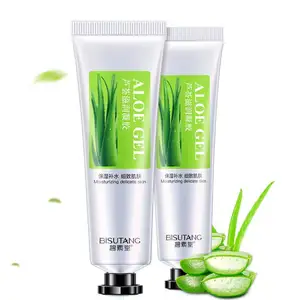 Gel facial hidratante para acne natural, após o sol reparação facial aloe vera