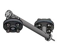 Matériau d'anode Électrode en titane haute résistance à la corrosion Électrode Platine Titane Ti/PbO2 pour le traitement des eaux usées