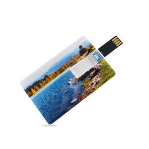 Memoria USB 2.0/3.0 de 8GB/16GB/32GB/64GB con Forma de Tarjeta de Crédito, Nueva, de Plástico - Product Image 1