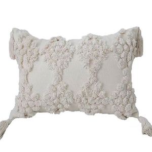 Coussin de canapé de salon style marocain en coton, modèle pour maison, chambre d'hôtes, hôtel, coussin décoratif de lit, coussin capitonné 30x30 cm - Product Image 2