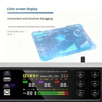 Amplificateur intégré TES2-500W 500W DSP pour salle de conférence, maison, karaoké, salle privée, salle de classe, café, salle de danse, anti-larsen