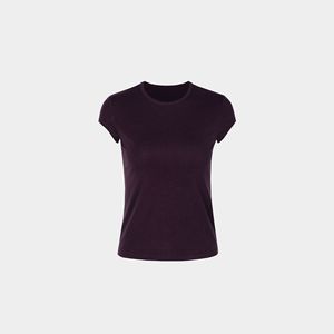 เสื้อยืดคอกลมแขนสั้นผ้าขนสัตว์สำหรับผู้หญิง SUHE TS-024 เนื้อผ้านุ่ม สวมใส่สบาย - Product Image 4