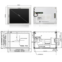 Panneau LCD VGA AUO 5,7'' 640*480 G057VN01 V2, écran industriel à large plage de température, haute luminosité, modules LCD 5,7 pouces