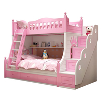 Camas Literas para Niños a Precios de Fábrica, con Escaleras, para Muebles de Dormitorio