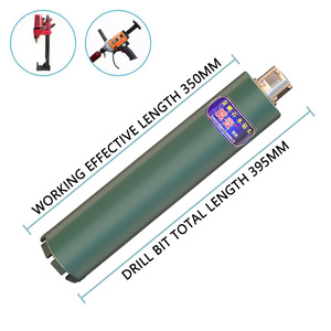 Broca de Diamante Roscada M22 1 1/4UNC T32, Utilizada para Perforar Paredes de Aire Acondicionado, Diámetro 25-200 mm, Longitud <span class=keywords><strong>Total</strong></span> 395 mm - Product Image 4