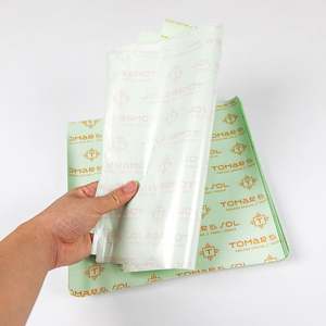 Papier anti-graisse personnalisé avec logo 18*18cm, prix d'usine pour la vente au détail et en gros - Product Image 3