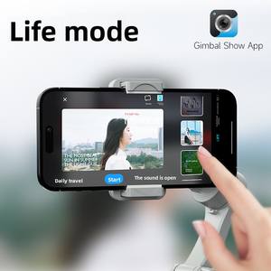 M01 stabilisateur de cardan professionnel à 3 axes lumière LED Selfie Stick télécommande intelligente avec suivi du visage <span class=keywords><strong>pour</strong></span> téléphones mobiles - Product Image 3