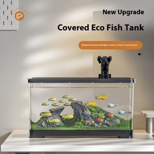 Premium Nieuwe Ecologische <span class=keywords><strong>Aquarium</strong></span> Klein <span class=keywords><strong>Aquarium</strong></span> Voor Schildpadden Houden Decoratieve <span class=keywords><strong>Aquarium</strong></span> Geschikt Voor Woonkamer - Product Image 2