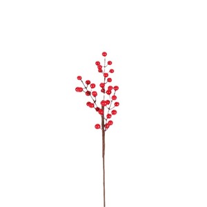 Qihao Simulated Red Berries <b>Artificial</b> Fruit For Chinese New Year Home Decor Plastic Lucky Fruit Ornament - Product Image 5